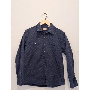 Wrangler Womens Western Print Snap Button Shirt